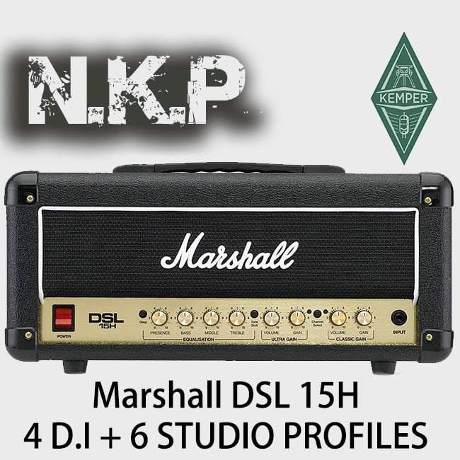 N.K.P MARSHALL DSL15H PACK (4 D.I + 6 studio profiles)